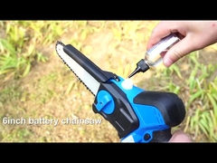 2-akumulatorowa piła łańcuchowa do drewna 6-calowa elektryczna piła łańcuchowa do gałęzi drzewa