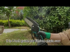 4 Cal 21v ręczna mini piła łańcuchowa bezszczotkowy silnik Mini jednoręczna piła łańcuchowa