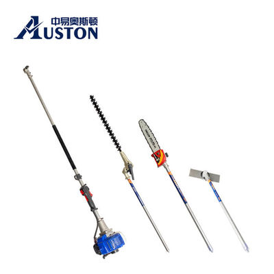 Gasoline Long Pole Chainsaw 25.4cc Long Reach Hedge Trimmer