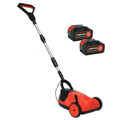 4.0Ah Li-ion Battery Electric Lawn Mower Adjustable Height Multifunctional Grass Cutter For Small Garden Maintenance 21v
