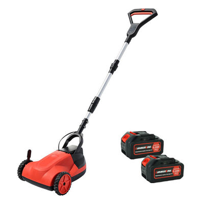 Electric Lawn Mower with Telescopic Handle Household Courtyard Push-Type Grass Cutter 2-15cm Cutting Width