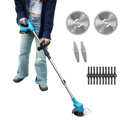 Portable Cordless Grass Trimmer Electric Brush Cutter Battery Operated Lawn Cutting Machine