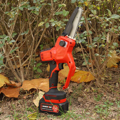 21V Cordless Mini Electric Chainsaw 6 Inch Lithium Battery Handheld Portable
