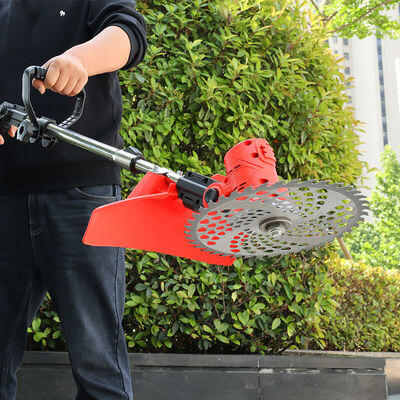 21V 550W Brushless Cordless Brush Cutter with 1.3KG Lightweight Lithium Battery Grass Trimmer