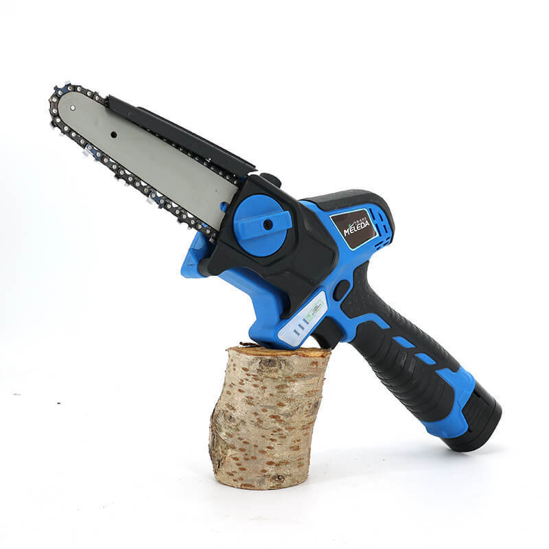 Mini Battery-Powered Chainsaw 6 Inch Cordless Brushless Wood Cutter with Oil Pump System