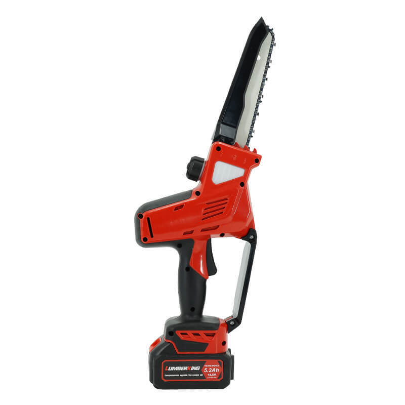 Portable 8 Inch Electric Chainsaw Cordless with Brushless Motor Lightweight Power and Oil Lubrication