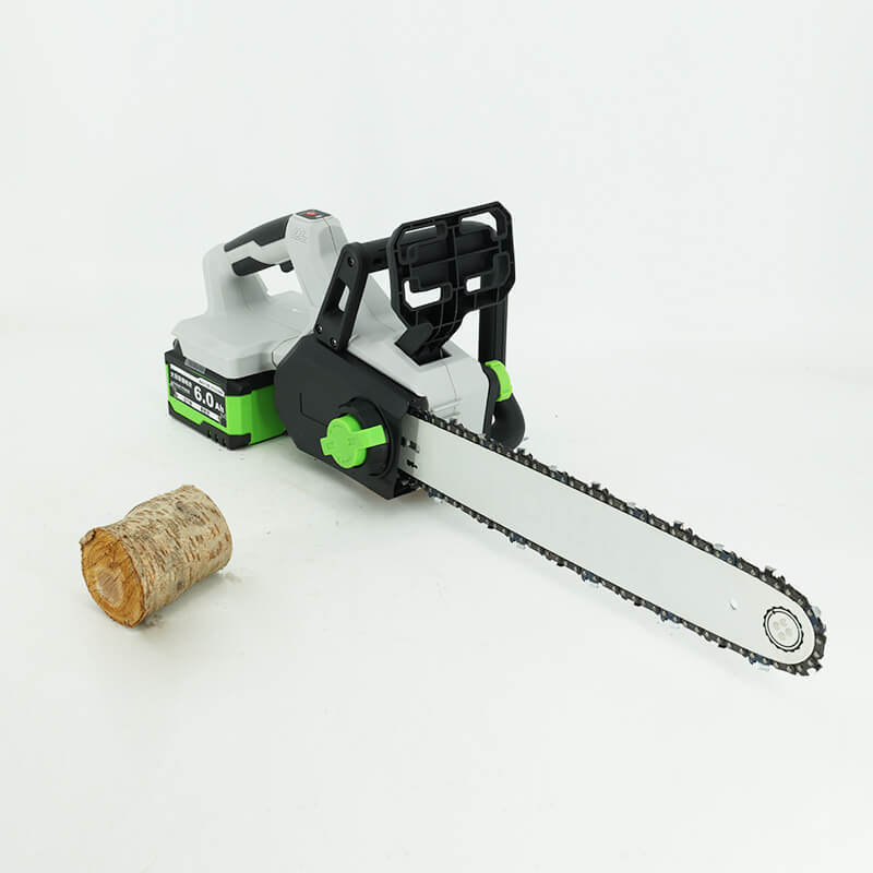 16 Inch Electric Brushless Chainsaw Battery Operated with Chain Auto Oil and Tension Functions