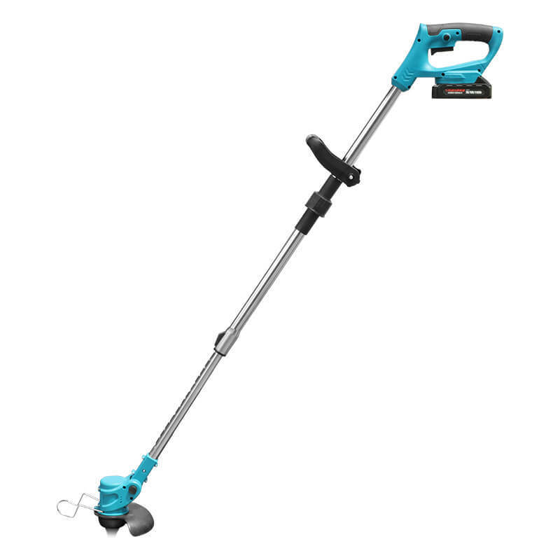 Portable Lithium Electric Grass Trimmer Battery Powered Cordless Brush Cutter for Home